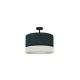 Duolla - Surface-mounted chandelier DOUBLE 1xE27/15W/230V green/grey