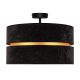 Duolla - Surface-mounted chandelier DUO 1xE27/15W/230V black/gold
