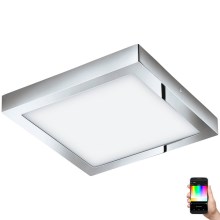 Eglo 33668-LED RGBW Dimmable bathroom light FUEVA-C 21W/230V 30x30cm IP44