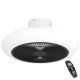 Eglo - LED Dimmable ceiling fan LED/25,5W/230V white/black + remote control