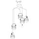Eglo - Surface-mounted chandelier 5xE27/40W/230V