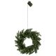 Eglo - LED Outdoor Christmas wreath with a sensor 30xLED/0,064W/3xAA IP44