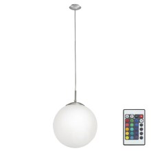 Eglo 75359 - LED RGB Dimmable chandelier RONDO-C 1xE27/7,5W/230V + remote control