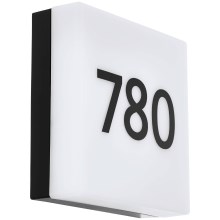 Eglo 79547 - LED House number with sensor PAVIGLIANA LED/8,2W/230V IP44