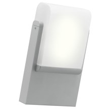EGLO 89576 - Outdoor wall light CARACAS 1xE27/22W/230V silver IP44