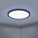 Eglo - LED RGBW Dimmable ceiling light LED/14,6W/230V black ZigBee
