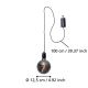 Eglo - LED Outdoor pendant light LED/0,06W/6V IP44 grey