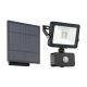 Eglo - LED Solar floodlight with a sensor 15xLED/0,03W/3,7V IP44