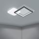 Eglo - LED Dimmable ceiling light LED/15W/230V black + remote control