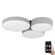 Eglo - LED RGBW Dimmable ceiling light 3xLED/7,5W/230V 2700-6500K grey