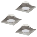 Eglo 95803 - SET 3x LED suspended ceiling light PINEDA 3xLED/6W/230V