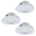 Eglo 95814 - SET 3x LED suspended ceiling light PINEDA 3xLED/6W/230V