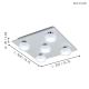 Eglo - LED Dimmable bathroom ceiling light 5xLED/7,2W/ IP44