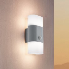 Eglo 97313 - LED Outdoor wall light with a sensor FAVRIA 1 2xLED/5,5W/230V IP44