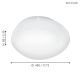 Eglo - LED Dimmable ceiling light LED/21W/230V + remote control