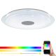 Eglo - LED RGB Dimmable ceiling light LANCIANO-C LED/53W/230V + remote control