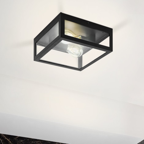 Eglo - Bathroom ceiling light 2xE27/40W/230V IP44