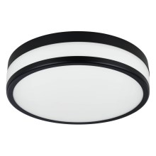 Eglo - LED Bathroom ceiling light LED/17,1W/230V IP44 black