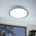 Eglo - LED ceiling light 1xLED/25W/230V silver round 4000K