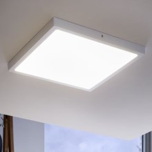 Eglo - LED ceiling light 1xLED/25W/230V white angular 4000K