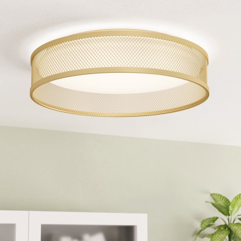 Eglo - LED Ceiling light LED/20W/230V gold