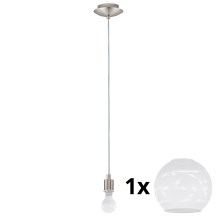 Eglo - LED Chandelier on a string MY CHOICE 1xE14/4W/230V  chrome/white