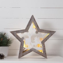 Eglo - LED Christmas decoration 10xLED/0,03W/2xAA
