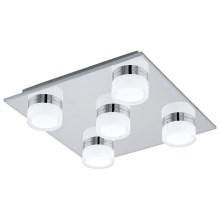 Eglo - LED Dimmable bathroom ceiling light 5xLED/7,2W/ IP44