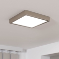 Eglo - LED Dimmable ceiling light LED/17W/230V chrome