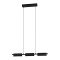 Eglo - LED Dimmable chandelier on a string 3xLED/6,7W/230V black