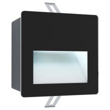 Eglo - LED Outdoor recessed light LED/3,7W/230V IP65 black