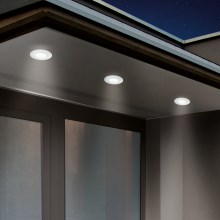Eglo - LED recessed bathroom light 1xGU10/5W/230V IP65