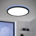 Eglo - LED RGBW Dimmable ceiling light LED/14,6W/230V black ZigBee