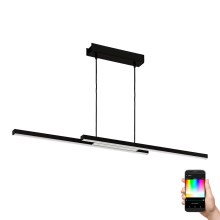 Eglo - LED RGBW Dimmable chandelier on a string LED/32W/230V black ZigBee