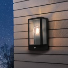Eglo - Outdoor wall light with a sensor 1xE27/60W/230V IP44
