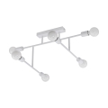 Eglo - Surface-mounted chandelier 6xE27/40W/230V white