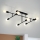 Eglo - Surface-mounted chandelier 8xE27/40W/230V black