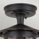 Elstead BL21A-BLACK - Outdoor attached chandelier HEREFORD 1xE27/100W/230V IP43