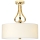 Elstead - LED Bathroom chandelier on a pole FALMOUTH 1xG9/3W/230V IP44 beige/gold