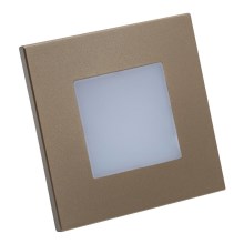 Emithor 48334 - LED Staircase light STEP LIGHT LED/1W/230V gold