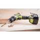 Extol - Cordless drilling screwdriver 1500 mAh 16V black/green