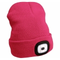 Extol - Hat with a headlamp and USB charging 300 mAh pink size UNI