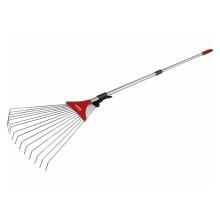 Extol Premium - Adjustable rake with telescopic handle 80-158 cm