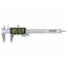 Extol Premium - Digital sliding metal measure 0-150 mm 1xCR1632 IP54