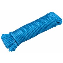 Extol Premium - Nylon coiled cord 6mm x 20m blue