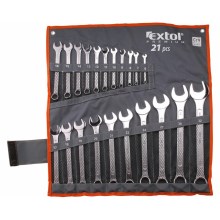Extol Premium - Set of open-end wrenches 6-32mm 21 pcs