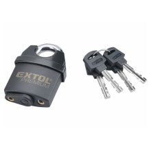 Extol Premium - Waterproof padlock 50 mm black
