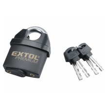 Extol Premium - Waterproof padlock 60 mm black
