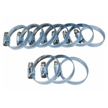 Extol - SET 10x Hose clip 25-40 mm stainless steel