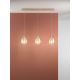 Fabas Luce 3673-48-125 - Chandelier on a string BRITTON 3xE27/40W/230V gold